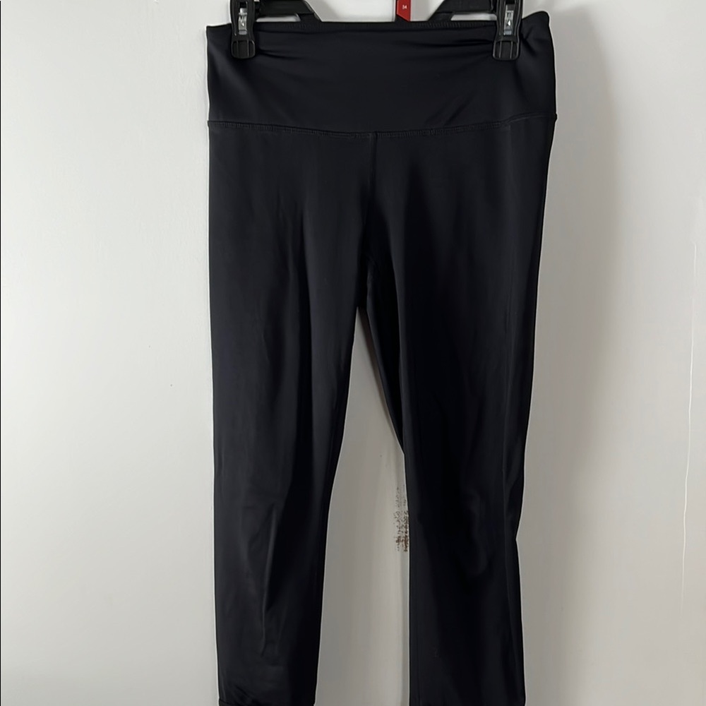 Zella Black Leggings with Wide Waistband and Stretchy Fit - Picture 3 of 9